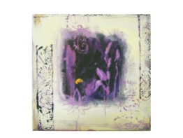 Lavande 1, Copyright jutta jung ARTWORK, Remember Provence, Acrylmalerei, 30 x 30 cm 3er-Bilderset